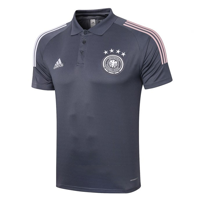 Polo Allemagne 2020 Gris Pas Cher